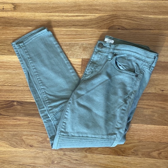 J. Crew Women’s Green Stretch Jeans Size 27